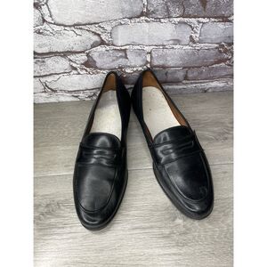 Paolo Mando Firenze Black Leather Penny Loafers Dress Shoes Men’s Sz 12M US/45EU